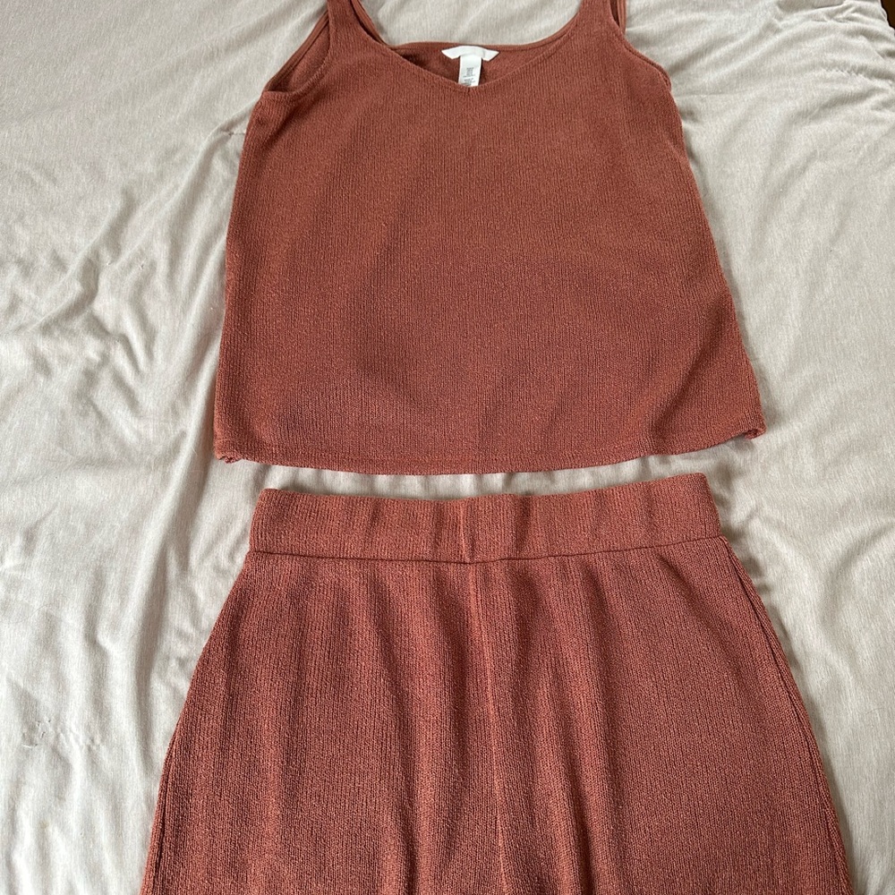 Rust Tank Top and Short Set